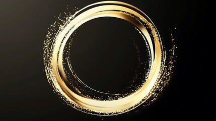 Wall Mural - Golden Circle of Light