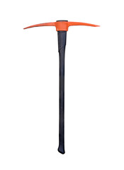 Wall Mural - used pickaxe isolated on transparent background