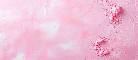 Sticker - Pink Crushed Powder Background