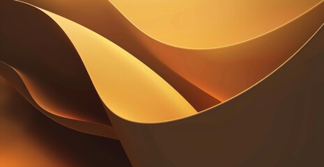 Wall Mural - a background with a gradient of dark yellow and light brown, with a simple paper-like, clean and min