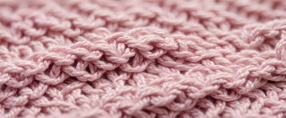 Wall Mural - pink color knit surface texture background