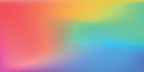 Poster - Rainbow soft colors background. Wallpaper.Colorful gradient mesh background in rainbow colors