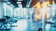 © Sinechana - 78. Abstract blur of a contemporary gym interior, featuring modern design elements, state-of-the-art equipment, and an energetic ambiance