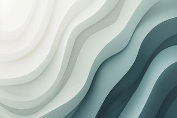 Wall Mural - A blue and white striped pattern with a wavy texture