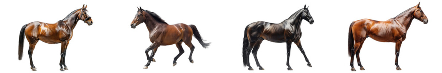 Wall Mural - A high-quality image of a horse, highlighting its strength and grace.