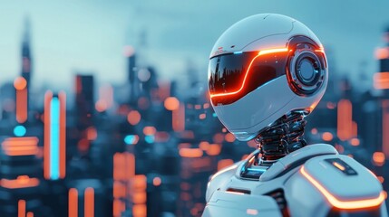 Poster - Robot in City.