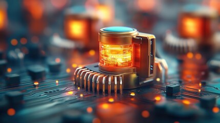 Aufkleber - Circuitry Glow.