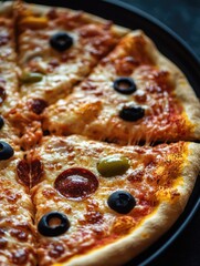 Sticker - Pepperoni Pizza with Olives and Cheese