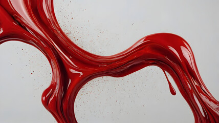 Wall Mural - red paint background