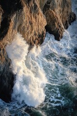 Wall Mural - Surfer on wave in ocean