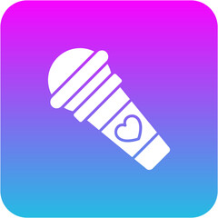 Canvas Print - Microphone Icon