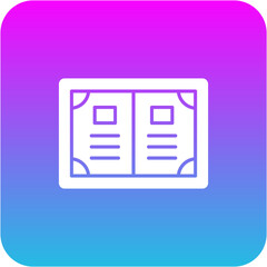 Sticker - Postcard Icon