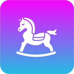 Sticker - Horse toy Icon