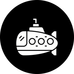 Wall Mural - Submarine Icon