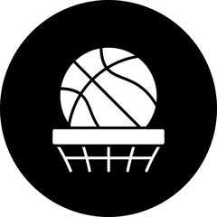 Sticker - Basketball Icon