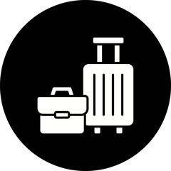 Wall Mural - Luggage Icon