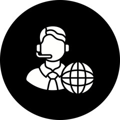 Sticker - Global services Icon