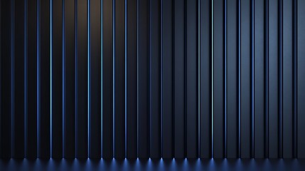 Abstract Blue Glowing Lines on Dark Grey Paneling