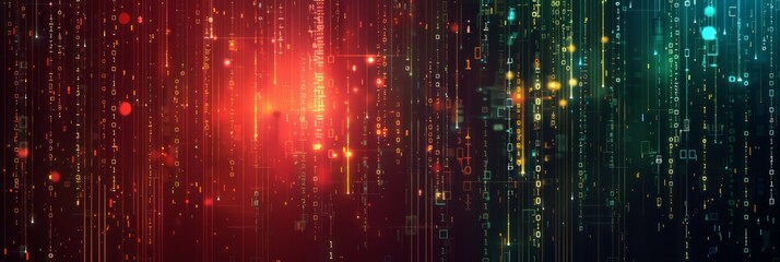 Abstract code background