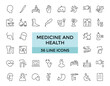 © Cats2udio - Medicine and Health editable stroke line Icons set. Hospital, patient, medicine, pharmacy, prescription and medical report. Editable vector icons.