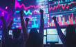 © Curioso.Photography - Excited traders celebrating a successful stock market rally in front of large screens with market data.