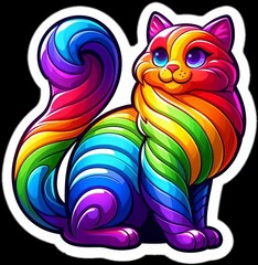 Poster - cat icon sticker