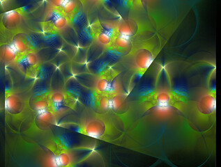 Imaginatory fractal abstract background Image