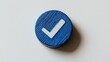 © sknab - Verified Approval - Blue Check Mark Icon on White Background