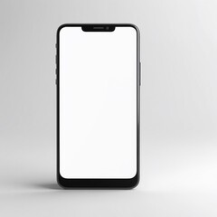 smartphone isolated on white