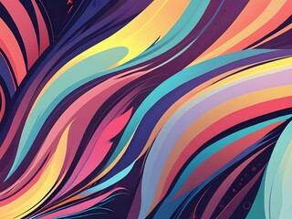 Wall Mural - Abstract Swirling Colors