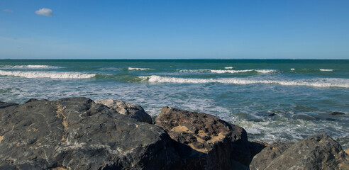 Beach of Wissant on the Opal coast