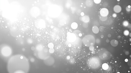 Wall Mural - abstract white particles bokeh background with a clean bright aesthetic suitable for events business