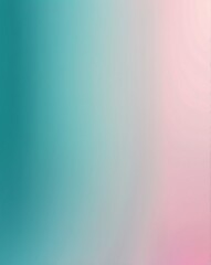 Poster - Gradient blend of teal and light pink stripes