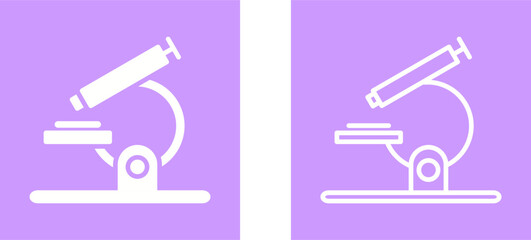 Wall Mural - Microscope Vector Icon