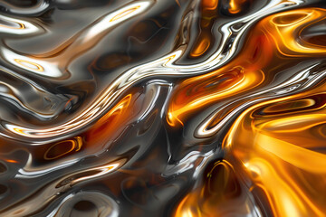 Beautiful texture liquid soft metal, design natural abstract background