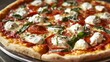 © peerawat - A contemporary pizzeria offers artisanal pizzas made with handcrafted dough, fresh toppings, and baked to perfection in a wood-fired oven, in a casual, inviting atmosphere.