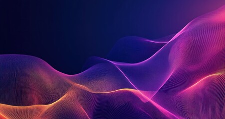 Abstract Digital Wave Background