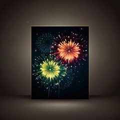 Wall Mural - abstract background with stars