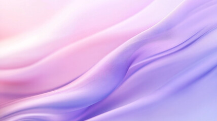Wall Mural - Soft pastel waves of fabric gently flow creating a serene and calming atmosphere