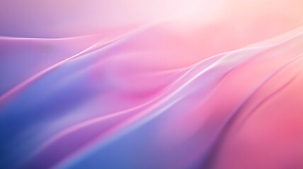 Wall Mural - Soft pastel waves flowing gracefully in a serene abstract background
