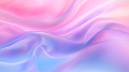 Wall Mural - Soft pastel waves of color create a dreamy atmosphere in a serene abstract design