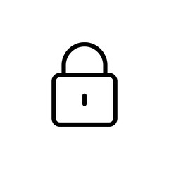 lock, padlock icon symbol vector template