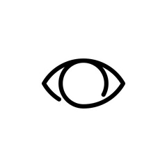 eye, eyesight, retina icon symbol vector template