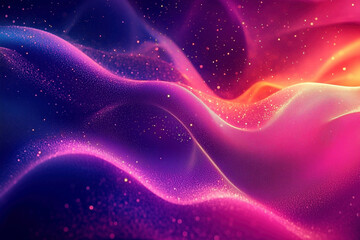 Modern digital colorful wave background