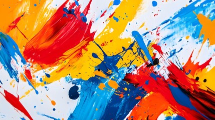 Vibrant Abstract Oil Painting Background. abstract oil painting background