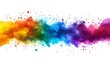 © Huzaifa - A vibrant, colorful ink splash background with a large, clear area for text