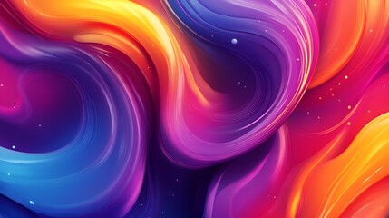 Vibrant Abstract Background Featuring Liquid Wavy Shapes for Futuristic Banner. Abstract liquid wavy shapes futuristic banner.