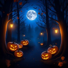 Wall Mural - Halloween background