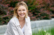 © Nobilior - Portrait of a beautiful middle aged blonde woman in the park