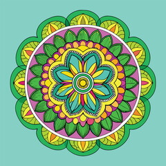 Wall Mural - mandala design vector